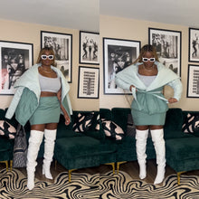 Load image into Gallery viewer, PRE ORDER: (Blanket Revamp) Two Toned Jacket and Skirt