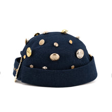 Load image into Gallery viewer, Jazzy Brimless Denim Hat (WILL SHIP DEC 8TH)
